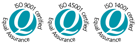 Equal Assurance certified: ISO 9001, ISO 45001, ISO 14001
